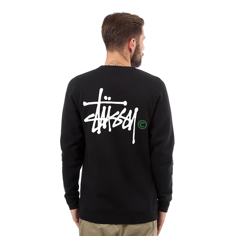 Stüssy - Basic Logo Crewneck Sweater