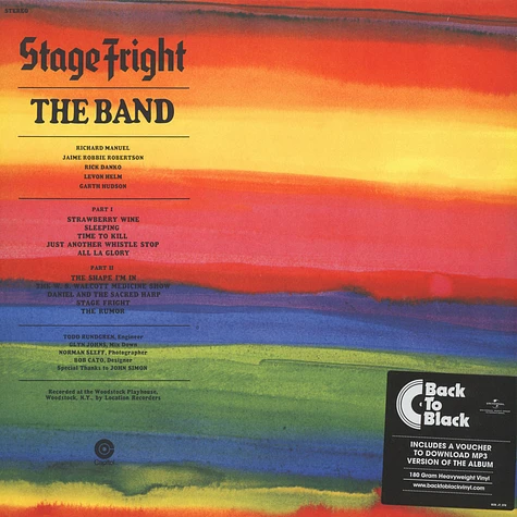 The Band - Stage Fright