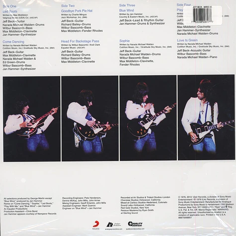 Jeff Beck - Wired 45RPM 200g Vinyl Edition