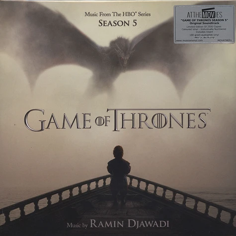 Ramin Djawadi - OST Game Of Thrones Season 5 Silver Vinyl Edition