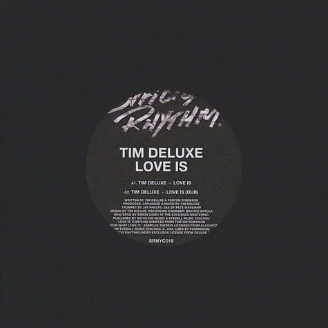 Tim Deluxe - Love Is