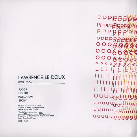 Lawrence Le Doux - Pollution