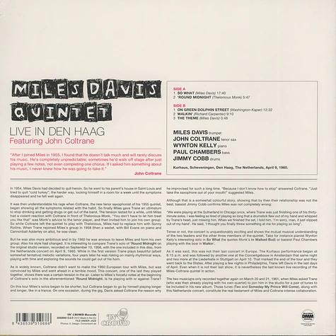 Miles Davis Quintet - Live In Den Haag