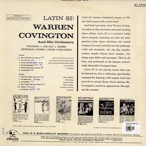 Warren Covington And His Orchestra - Latin Si!