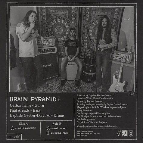 Brain Pyramid - Magnetosphere Colored Vinyl Edition