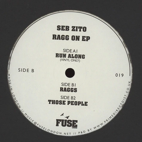 Seb Zito - Ragg On EP