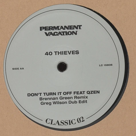 40 Thieves - Permanent Vacation Classic Volume 2