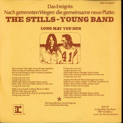 The Stills-Young Band - Long May You Run