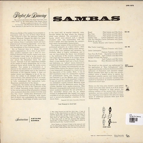 V.A. - Perfect For Dancing: Sambas