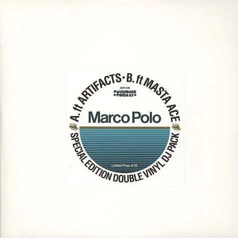 Marco Polo - Back To Work / I Refuse Blue Vinyl Double Pack