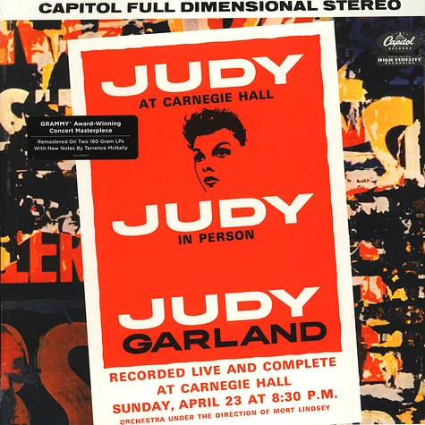 Judy Garland - Judy At Carnegie Hall