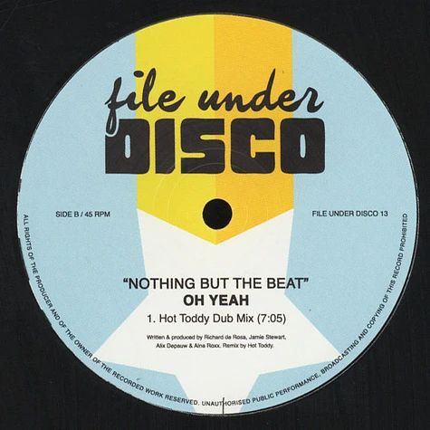 Oh Yeah - Nothing But The Beat