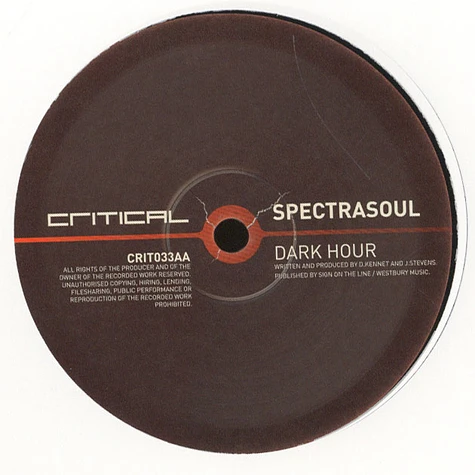 Spectrasoul - Alibi / Dark Hour