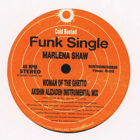 Marlena Shaw - Woman Of The Ghetto Akshin Alizadeh Mixes