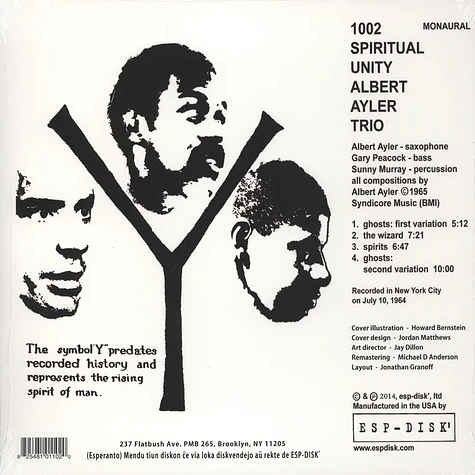 Albert Ayler Trio - Spiritual Unity