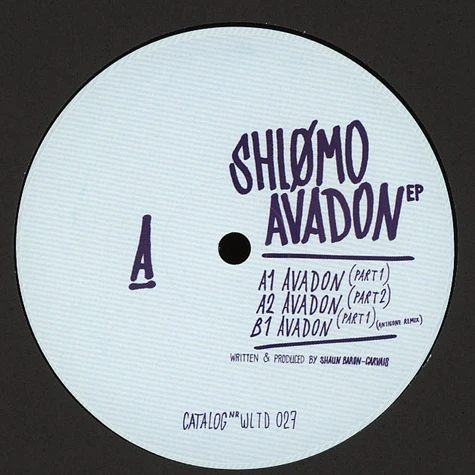 Shlomo - Avadon EP Antigone Remix