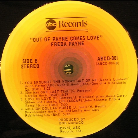 Freda Payne - Out Of Payne Comes Love