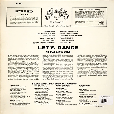 All Star Dance Bands - Let's Dance