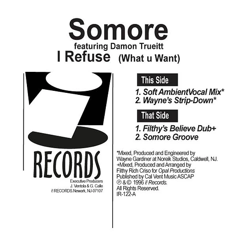 Somore - I Refuse (What U Want)