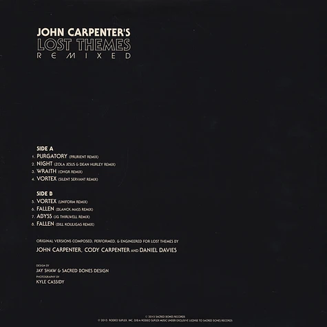 John Carpenter - Lost Themes Remixed Colored Vinyl Edition