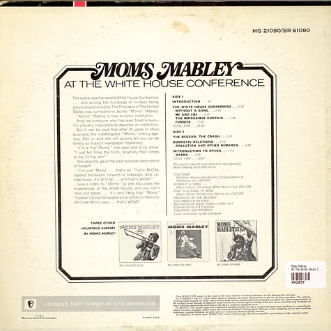 Moms Mabley - At The White House Conference