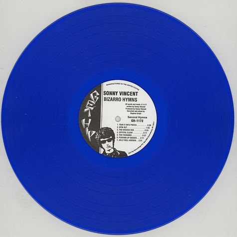 Sonny Vincent - Bizarro Hymns Blue Vinyl Edition
