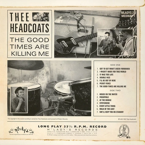 Thee Headcoats - The Good Times Are Killing Me