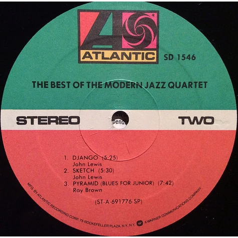 The Modern Jazz Quartet - The Best Of