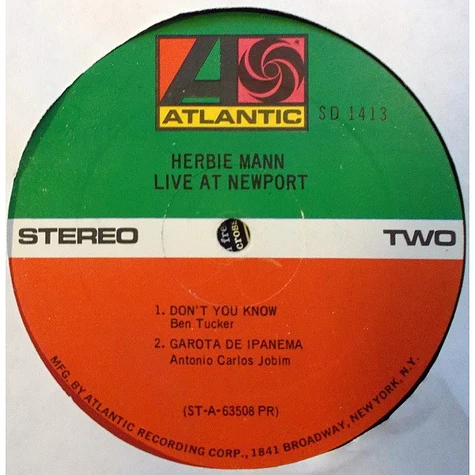 Herbie Mann - Live At Newport