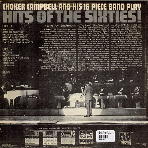 Choker Campbell's Big Band - Hits Of The Sixties