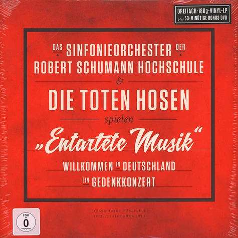 Das Sinfonieorchester der Robert Schumann Hochschule & Die Totten Hosen - "Entartete Musik" Willkommen in Deutschland - Ein Gedenkkonzert