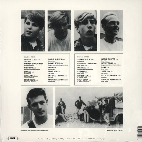 The Beach Boys - Surfin' U.S.A. (Mono & Stereo) 180g Vinyl Edition