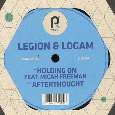 Legion & Logam - Holding On / Afterthought