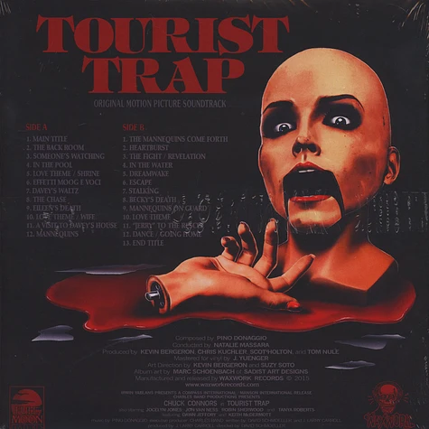 Pino Donaggio - OST Tourist Trap Black Marble Colored Edition