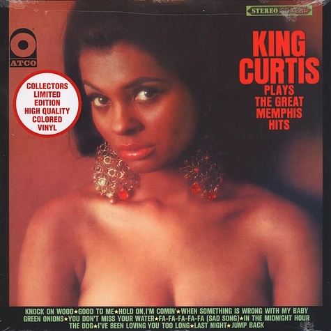 King Curtis - Plays The Great Memphis Hits Colored Vinyl Edition