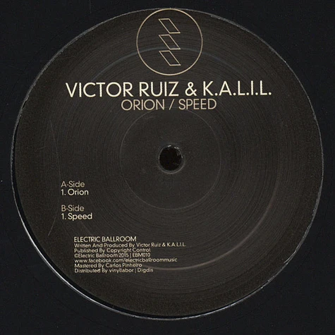 Victor Ruiz & K.A.L.I.L. - Orion / Speed