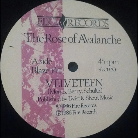 The Rose Of Avalanche - Velveteen