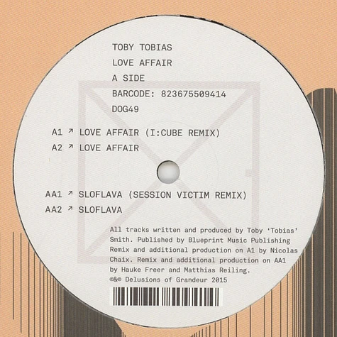 Toby Tobias - Love Affair / Slo Flava