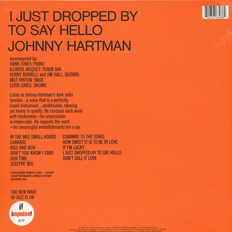 Johnny Hartman - I Just Dropped By To Say Hello Back To Black Edition