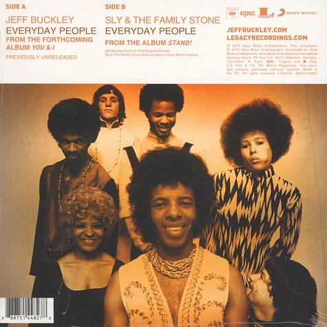 Jeff Buckley - Everyday People (Jeff Buckley) / Everyday People (Original Version Sly & Family Stone)