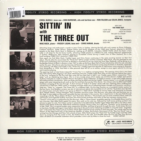 Mike Nock & The 3 Out - Sittin' In