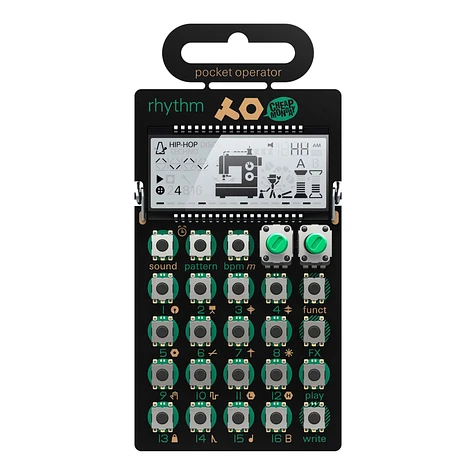 Teenage Engineering x Cheap Monday - Pocket Operator PO-12 Rhythm (Drum Machine) + CA-12 Pro Case for PO-12 Bundle