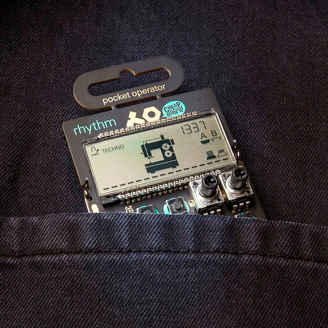 Teenage Engineering x Cheap Monday - Pocket Operator PO-12 Rhythm (Drum Machine) + CA-12 Pro Case for PO-12 Bundle