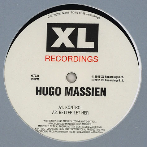 Hugo Massien - Kontrol EP