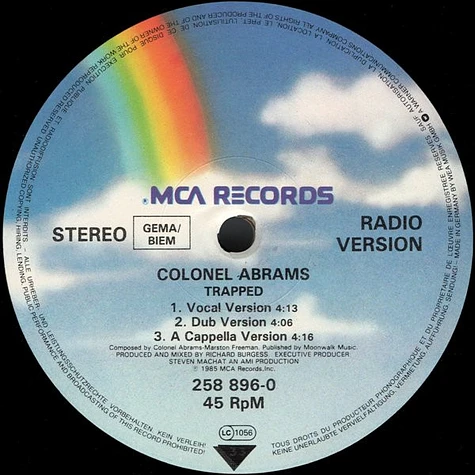 Colonel Abrams - Trapped (12" Version)