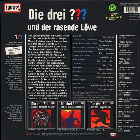 Die Drei ??? - 015 / Und Der Rasende Löwe