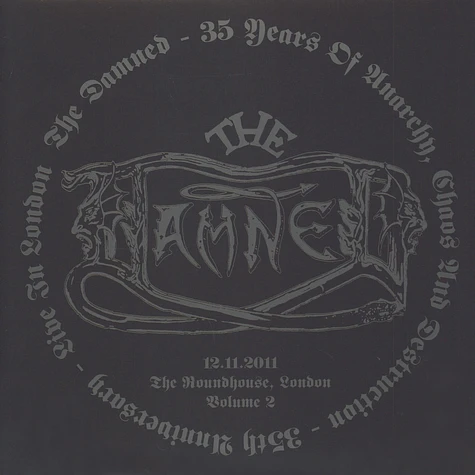 The Damned - 35 Years Of Anarchy, Chaos & Destruction - 35th Anniversary - Live In London Volume 2