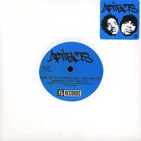 Artifacts - Wrong Side Of Da Tracks Black Vinyl Edition