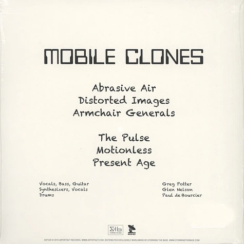 Mobile Clones - Abrasive Air Black Vinyl Edition