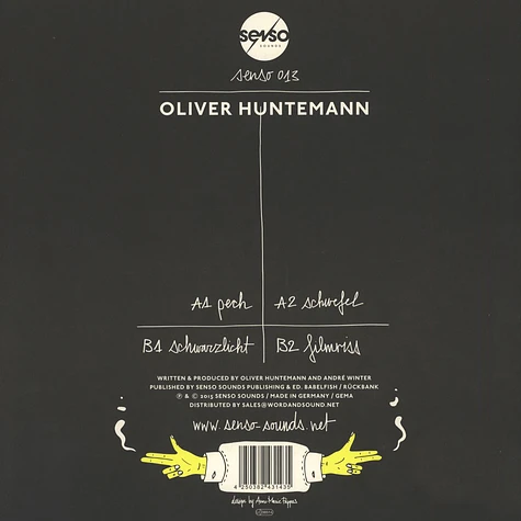 Oliver Huntemann - Pech & Schwefel, Schwarzlicht & Filmriss